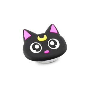 chacha chatlune airbag chat noir lune jaune bague support anneau pour telephone phonebague specialiste2