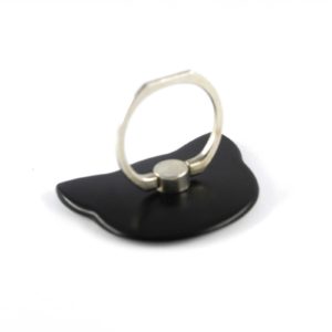 chatoyant noir bague anneau support telephone tete de chat phonebague specialiste v3