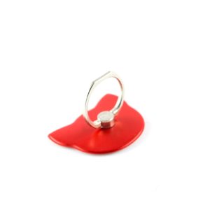 chatoyant rouge bague anneau support telephone tete de chat phonebague specialiste