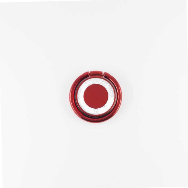 fashionpaillette bague anneau support pour telephone magnetique metal rouge paillette 360 degres phonebague specialiste